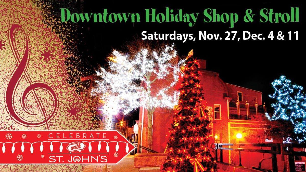 Downtown Holiday Shop and Stroll